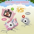 thumbnail image 3 of PayUSD Kids Camera for Girls Boys 1080HD Selfie Digital Cameras 64GB Video Toddler Unicorn Toys Christmas Birthday Gift Age 3-10, Pink, 3 of 10
