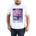 thumbnail image 5 of Basic Oversize Tees For WomenSnow Loose Boyfriend Shirts Casual Blouse round neck, 5 of 5