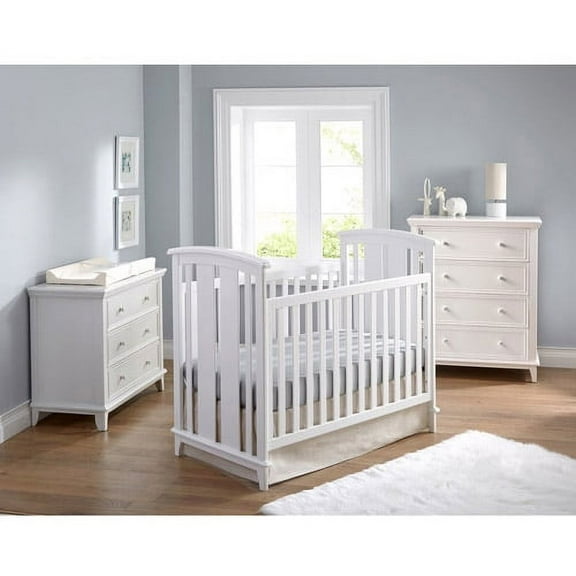 Kolcraft Elan 3-in-1 Crib with Sealy Pink Ortho Rest Crib Mattress