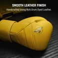thumbnail image 3 of Hayabusa T3 Kanpeki Leather Boxing Gloves Men and Women for Training Sparring Heavy Bag and Mitt Work - Tiger Yellow, 12oz, 3 of 6