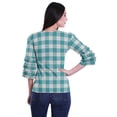 thumbnail image 4 of Moomaya Printed Ruffle Shirt Women Party Top Short T-Shirt Top Summer Clothing, 4 of 4