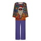thumbnail image 3 of Puntoco Conjunto de pijama cómodo para mujer, conjunto de pijama con parte superior y pantalones casuales con estampado navideño para mujer, 3 of 3