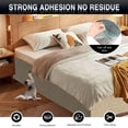 thumbnail image 4 of Alfombrillas para rascar gatos  almohadillas para orejas recortables para sofá, pared, puertas y muebles, cubierta duradera antiarañazos para torres de gatos y almohadillas para orejas de repuesto, 4 of 7