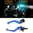 thumbnail image 1 of Motorcycle Clutch Brake Lever, Handle CNC Aluminum Drum Brake Lever Set for GY6 CG125 with Precision Machined Pivot Bore Enhances Riding Security, 1 of 7