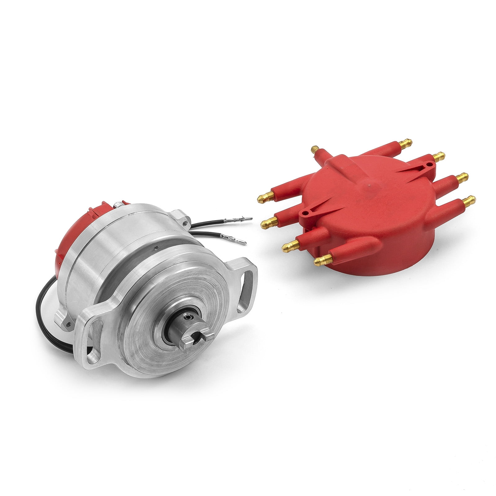 Speedmaster PCE376.1142.02 Compatible with Ford Flathead 2 Bolt 239 1939-1948 8000 Series Pro Billet Distributor [Red]