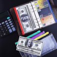thumbnail image 4 of 9pcs Binder Pockets A6 Size Multicolor Zipper Folders For 6-ring Binder Notebook Loose Leaf Bags, Waterproof Pvc Pouch Document Filing Bags, 4 of 5