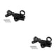thumbnail image 4 of Scienceny Hot Xd-Aluminium Legering Beveiliging Automatische Venster Gate Lock Voorjaar Bounce Deur Klink Black Silver negro 2piezas Scienceny CBP138050, 4 of 6