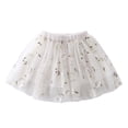 thumbnail image 2 of SDNall Toddler Girls Skirt Cute Party Dance Solid Color Embroidery Net Yarn Tulle Princess Dress Skirt Age:7-8Years, 2 of 9