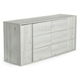 thumbnail image 2 of Modrest Asus 6-Drawer Modern Oak Wood Dresser in White Washed Finish, 2 of 4