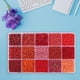 thumbnail image 5 of Juego de 15 cuentas de vidrio de colores para hacer pulseras, kit de cuentas de tubo, cuentas espaciadoras para Rojo, 5 of 7