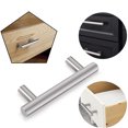 thumbnail image 5 of 50 Pack Cabinet Pulls 5 inch Brushed Nickel Stainless Steel Kitchen T Bar Furniture Drawer Handle Pull 76mm Hole Center, 5 of 6