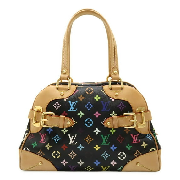 Pre-Owned LOUIS VUITTON Louis Vuitton Monogram Multicolor Claudia Handbag Shoulder Bag Noir...