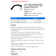 thumbnail image 2 of Lower - Engine To Radiator Radiator Hose - Compatible with 2004 - 2007 Freightliner Century Class - Gates, 2 of 2
