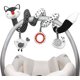 thumbnail image 1 of Juguetes de peluche en espiral para bebés, juguetes para cochecito en blanco y negro, juguetes de actividades en espiral y elásticos, juguetes para el asiento del automóvil, juguetes para cuna con son, 1 of 5