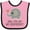 Pink and Black, variant on Godparent Proposal Godmother Boys or Girls Baby Bib