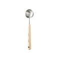 thumbnail image 2 of Matoen12 Stainless Steel Wooden Handle Coffee Measuring Spoon Tea Spoon Baking Scale Measuring Spoon Milk Powder Auxiliary Food Spoon Seasoning Measuring Spoon, 2 of 6