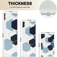 thumbnail image 4 of Blue Gold Hexagon Marble Kitchen Rugs Sets Of 3,Kitchen Runner Rugs Non Skid Washable,Decorative Kitchen Floor Mats for Kitchen,Sink,Laundry,17"x30"+ 17"x47" + 17"x59", 4 of 6