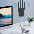 thumbnail image 2 of WiFi Extender Booster, 1200Mbps WiFi Booster 5G & 2.4G Dual Band WiFi Extender for Home, Repeater/AP/Router Modes, 2 of 5
