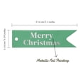 thumbnail image 5 of Inkdotpot Silver Foil Paper Hang Tags Merry Christmas Favor Tags 100 Pieces, 5 of 6