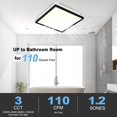 thumbnail image 2 of Extractor de baño con Light Tech Drive Modern Black, 2 of 7
