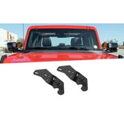 Dual Ditch Light Brackets SE33for The 2021-2023 Ford Bronco Raptor | Mounts (2) up to 4" LED Round Lights on Each Side or a Single 6" Round LED Light | Made in The USA | Addictive Desert Designs