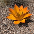 thumbnail image 3 of Rustic Hand Painted Metal Agave, Rustic Sculpture, Diy Agave Plant Home Decor Agave Garden Ornament, 3 of 5