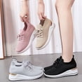 thumbnail image 7 of NOKIO Women's Walking Shoes Sock Sneakers Slip on Mesh Platform Air Cushion Athletic Shoes Work Nurse Comfortable Women Breathable Casual Sports Shoes, 7 of 7