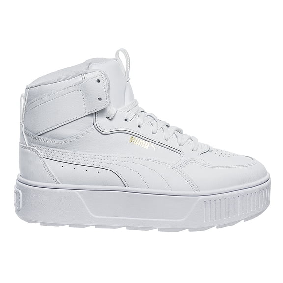 PUMA Women's Karmen Rebelle Mid Sneaker, White White, 6.5