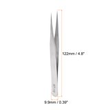HARFINGTON 2-Pack ST-15 Precision Tweezers – 121mm Pointed Anti-Corrosion Stainless Steel Craft Tweezers For Electronics, Jewelry, Lab Work & Eyelash Extensions