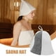 thumbnail image 3 of Cómoda sombrero de sauna de fieltro sombrero cómodo para sauna accesorios para baño de baño para baños domésticos, 3 of 7