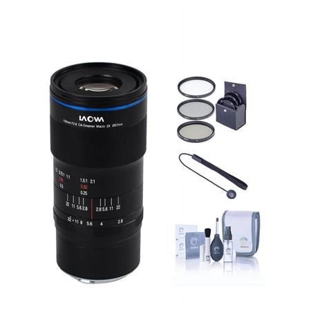 UPC: 0192223181458 | Laowa 100mm f/2.8 2X Ultra Macro APO Lens for Nikon Z  Bundle with ProOptic 67mm Filter Kit  Cleaning Kit  Lens Cap Tether