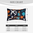 thumbnail image 6 of Haiem Pillowcase for Hair and Skin Queen - Creative Transport Printed Soft Pillowcase with Envelope Closure-16"x24", 6 of 9