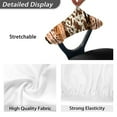 thumbnail image 4 of SCRAWLGOD American Tribal Cow Print Set of 4 Comfy Office Chair Arm Covers Stretch Removable Rotating Chair Arm Protector Non-Slip Breathable Chair Arm Covers Pads, 4 of 6