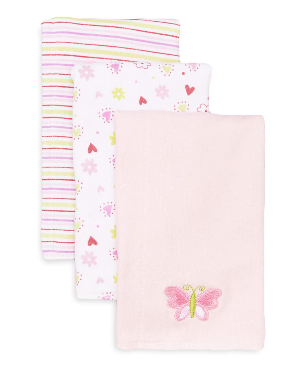 New Handmade Baby Burpies/Burp Cloth 100% Cotton Colorful & Modern Prints. 
