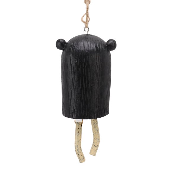 Animal Wind Chimes, Rustic Animal Wind Chimes Hanging Natural Resin Hand Made With Accessories For Gardens E Hedgehog