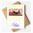 thumbnail image 1 of Chine Guide Rouge Éducation Bienvenue Retour Cartes de Voeux Enveloppes Vierges, 1 of 3