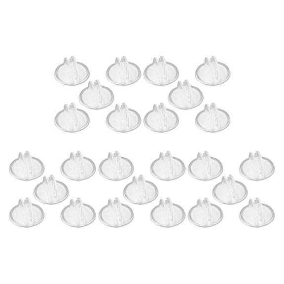 MLINS 25pcs Sign Clips For Display Small Merchandise Sign Holder Clamps Retail Sign Clips Plastic Label Holders Supplies For Shelves