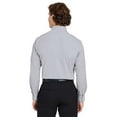 thumbnail image 3 of Devon & Jones DG537 Men's CrownLux Performance Microstripe Dress Shirt-Graphite/ White-L, 3 of 6