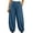 Navy, variant on LEAVINGSUO Women's Plus Size Wide Leg Balloon Pants High Waist Jogger Pants For Breathable Loose Trousers With Side Pockets For Casual Travel Lounging Black S