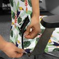 thumbnail image 2 of Ambesonne Tropical Office Chair Cover Stretchable High Back, Flowers and Toucan Birds, Multicolor, 2 of 6