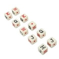 thumbnail image 3 of M Buder Juego De Dados De Póquer Español 20 Piezas 6 Caras Cuadrados JQK Plástico Mesa Amarillo 1.6 cm / 0.6 inches Juguetes Entretenimiento Familiar, 3 of 9
