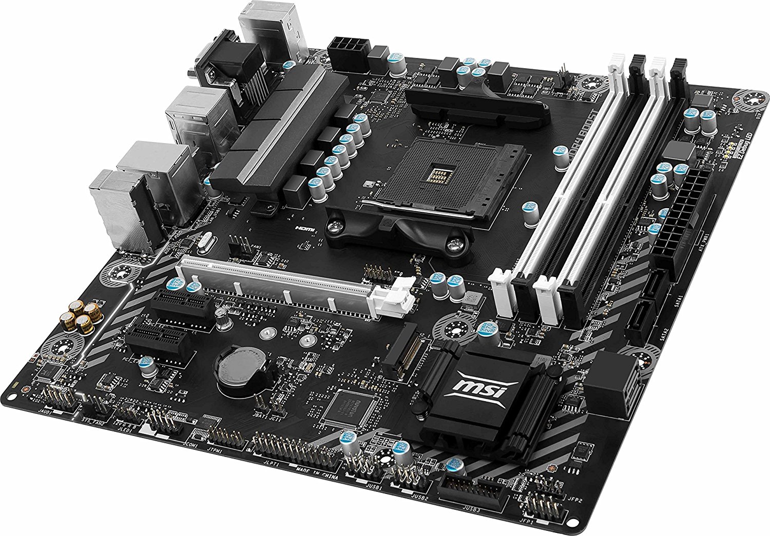 MSI B350M BAZOOKA マザーボード +玄人 500w 電動ユニット MSI B350M BAZOOKA Desktop Motherboard, AMD Chipset, Socket AM4