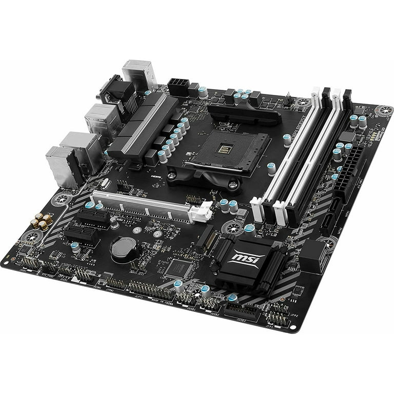 MSI B350M BAZOOKA Desktop Motherboard, AMD Chipset, Socket AM4
