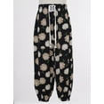 thumbnail image 3 of vastwit Kids Boys Girls Bohemian Beach Trousers Casual Printed Harem Bloomer Cotton Linen Pants Type G 140, 3 of 7