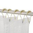 thumbnail image 3 of Shower Curtain Hooks Rings Rust-resistant Shower Curtain Rings Hooks 12pcs, 3 of 5