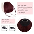thumbnail image 3 of Perruques Décoratives Perruques Cartonnées Faciles à Enfiler pour Toutes Occasions Extensions de Cheveux Humains à Clipser Blond, 3 of 5