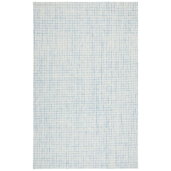 SAFAVIEH Marbella Kire Geometric Area Rug, Blue/Ivory, 5' x 8'