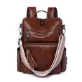 thumbnail image 6 of PRIYAL Women PU Leather Backpack Purse Anti-theft Casual Shoulder Bag Fashion Ladies Satchel Bags, 6 of 7