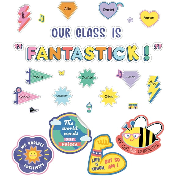 Carson Dellosa We Stick Together Our Class is Fantastic Bulletin Board Set (79 pieces)