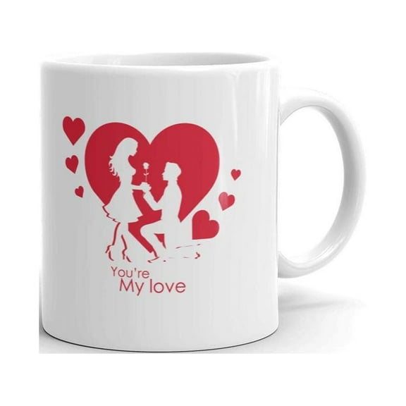 You're My love Valentine Day Coffee Tea Ceramic Mug Office Work Cup Gift 11oz